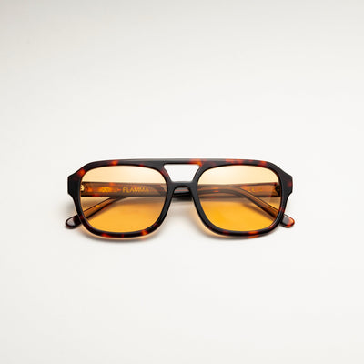 Flamma - Orange Havana Premium Sunglasses