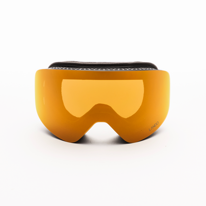 Eclipse Gold - Reflective Ski Goggles