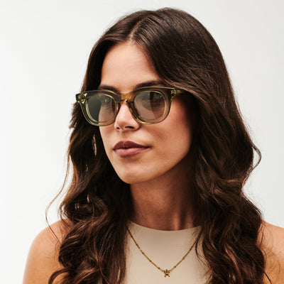 Ignis - Stone Olive Premium Sunglasses